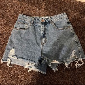 Cotton on high waisted mom shorts